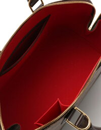 超美品LOUISVUITTONルイヴィトンアルマダミエエベヌハンドバッグN51131PVCブラウン【本物保証】【中古】