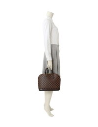超美品LOUISVUITTONルイヴィトンアルマダミエエベヌハンドバッグN51131PVCブラウン【本物保証】【中古】