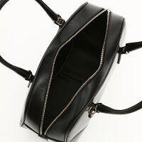 【本物保証】【中古】AランクPRADAプラダ2WAYミニボストンハンドバッグブラックレザー