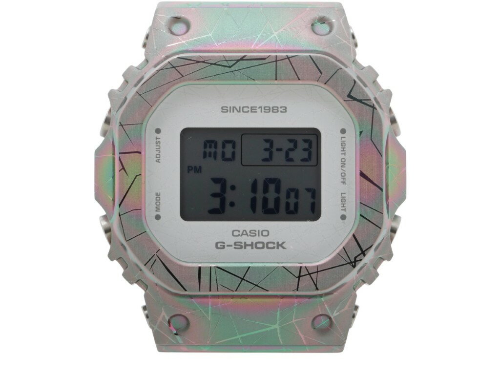 乐天商城 - CASIO カシオ 腕時計 G-SHOCK GM-S5640GEM-7JR レインボー スケルトン系 樹脂／ステンレススチール レディース G-SHOCK 40th Anniversary Adventurer’s Stone Series リミテッドモデル デジタル 新品未使用展示品【本物保証】【中古】