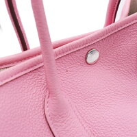HERMESエルメスガーデンパーティトートバッグ30TPMヴァッシュカントリーローズサクラ□P刻印【本物保証】【中古】