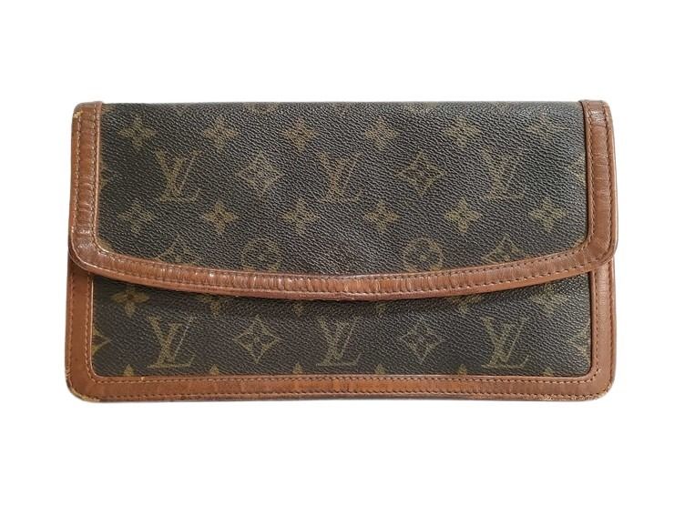 乐天商城 - LOUIS VUITTON ルイヴィトン クラッチバッグ ポシェットダムPM M51812 ブラウン モノグラム・キャンバス ユニセックス【本物保証】【中古】
