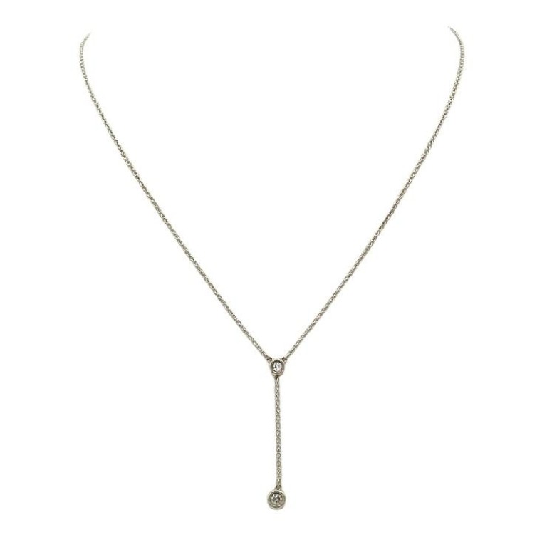 楽天市場】ティファニー バイザヤード ネックレス シルバーの通販