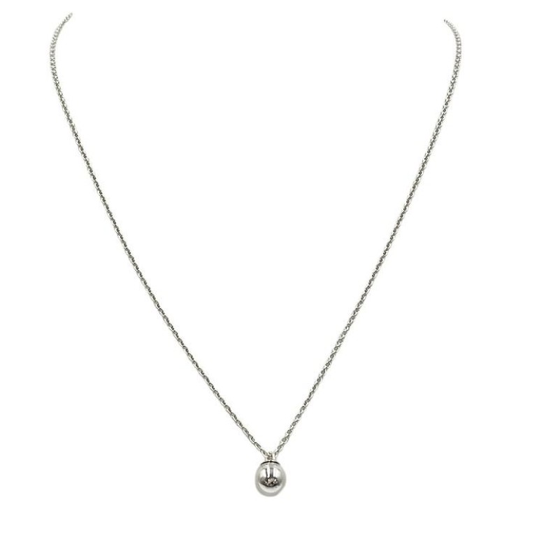 乐天商城 - Tiffany&Co. ティファニー ネックレス ハードウェア ボールネックレス シルバー系 Ag925 レディース 美品【本物保証】【中古】