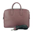 超美品 Michael Kors マイケルコース ビジネスバッグ ブリーフケース 37T7LWRA3L ボルドー系 レザー ユニセックス 2WAY ショルダーバ...