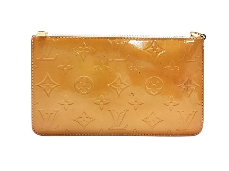 乐天商城 - LOUIS VUITTON ルイヴィトン ポーチ レキシントン M91057 マシュマロピンク モノグラムヴェルニ レディース ゴールド金具【本物保証】【中古】