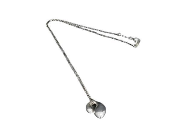 乐天商城 - TIFFANY＆Co ティファニー ネックレス エルサペレッティ ダブル ティアドロップ シルバー系 SV925 レディース 美品【本物保証】【中古】