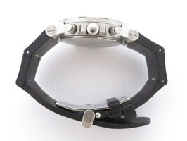 【中古】ABランクBVLGARIブルガリディアゴノプロフェッショナルエアメンズ腕時計GMT40C5SVDSS×ラバーシルバー文字盤【本物保証】