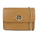 超美品 COACH コーチ バワリー ショルダーバッグ 57714 カーフレザー ライトサドル ブラウン系 ゴールド金具 チェーンショルダーバッグ ターンロック クロスボディバッグ【本物保証】【中古】