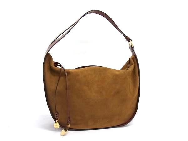 STELLA McCARTNEY ステラマッカートニー ショルダーバッグ  茶 【古着】【中古】【送料無料】 Stella McCartney - STELLA McCARTNEY ステラマッカートニー