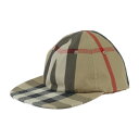新品未使用展示品 BURBERRY バーバリー ベースボールキャップ キャップ 8056296 表記サイズ 56 コットン ベージュ系 帽子 チェック【本物保証...