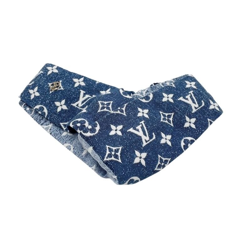 ⭐️LOUIS VUITTON⭐️ルイヴィトン モノグラム デニム ヘアバンド 送込*ルイヴィトン*モノグラムデニムヘッドバンドLVアウトライン