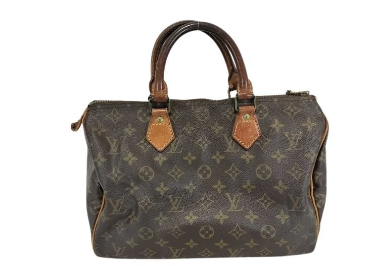乐天商城 - LOUIS VUITTON ルイヴィトン ハンドバッグ スピーディ30 M41108 ブラウン モノグラム・キャンバス レディース ミニボストンバッグ ゴールド金具【本物保証】【中古】