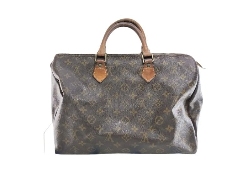 乐天商城 - LOUIS VUITTON ルイヴィトン ハンドバッグ スピーディ35 M41107 ブラウン モノグラム・キャンバス レディース ミニボストンバッグ ゴールド金具【本物保証】【中古】