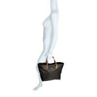 新品未使用展示品GUCCIグッチGG柄トートバッグ282439ナイロンブラウン【本物保証】【中古】