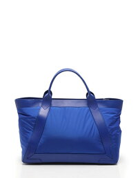美品BALENCIAGAバレンシアガトートバッグ363419ナイロンレザー青ブルーレディース【本物保証】【中古】