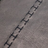 新品未使用展示品HERMESエルメスHロゴステッチデザイングローブ手袋レザーブラック表記サイズ71/2アパレル小物【本物保証】【中古】