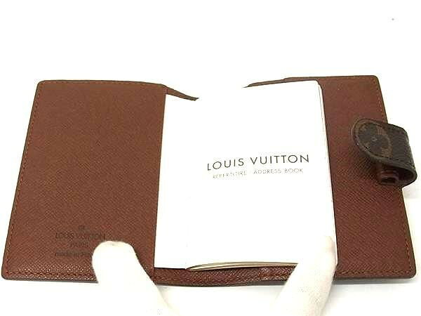 LOUIS VUITTON ルイヴィトン 手帳カバー アジェンダ ミニ R20007 ブラウン系 モノグラム レディース 超美品【本物保証】【中古】 3rbt-10076287 3R boutique サンプル画像3