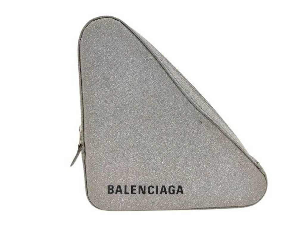 BALENCIAGA グリッターシルバークラッチバッグ A4対応 楽天市場】バレンシアガ バッグ（カラーシルバー）（男女兼用バッグ