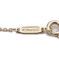 美品Tiffany&Co.ティファニーリボンモチーフネックレス750K18ゴールドアクセサリー小物【本物保証】【中古】
