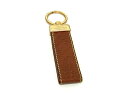 LOUIS VUITTON ルイヴィトン キーホルダー モノグラム ポルト クレ ドラゴンヌ M66785 ブラウン レザー ユニセックス フラワー【本物保証】...