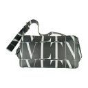 美品 VALENTINO GARAVANI ヴァレンティノ ガラヴァーニ ウエストバッグ VLTN ボディバッグ VY2B0719 GTC 0NI ブラック ホ...