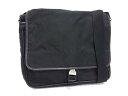 美品 PRADA プラダ ショルダーバッグ トライアングルロゴ V158 ブラック テスート ナイロン ユニセックス 三角ロゴマーク シルバー金具 白タグ【本物...
