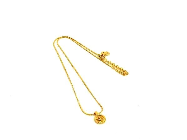 楽天3R boutiqueChristianDior クリスチャンディオール ネックレス CDロゴ - ゴールド メタル レディース 新品未使用展示品【本物保証】【中古】