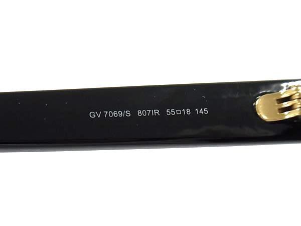 GIVENCHY ジバンシィ アイウェア サングラス GV7069/S 807IR ブラック クリアブラック プラスチック ユニセックス ゴールド金具 新古未使用展示品【本物保証】【中古】 3