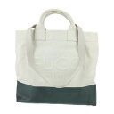 超美品 GUCCI グッチ トートバッグ エンボス ディテール付き キャンバス トートバッグ 782741 アイボリー系 ブラック系 キャンバス ユニセックス ...