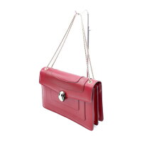 超美品BVLGARIブルガリセルペンティフォーエバーショルダーバッグルビーレッドレザー【本物保証】【中古】