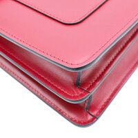 超美品BVLGARIブルガリセルペンティフォーエバーショルダーバッグルビーレッドレザー【本物保証】【中古】