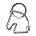 HERMES エルメス キーホルダー シュバル キーリング 077216FJ シルバー メタル ユニセックス 馬モチーフ チャーム【本物保証】【中古】