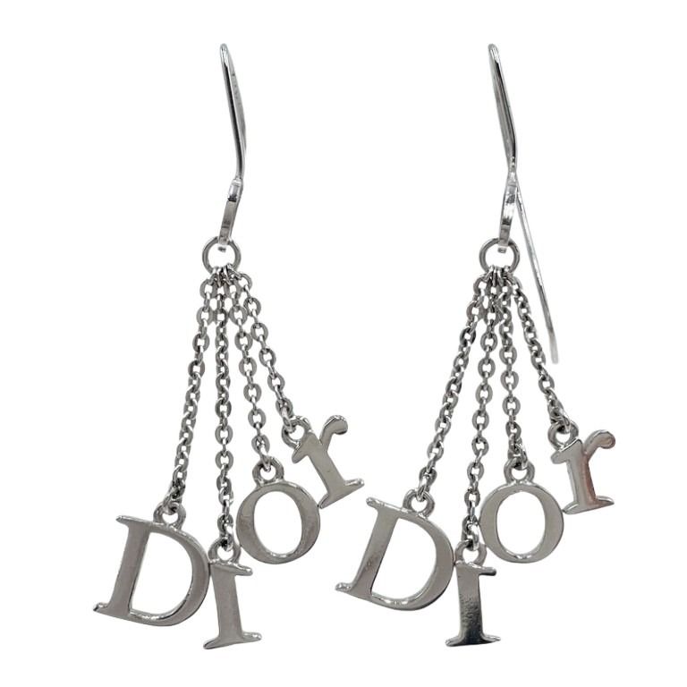 楽天市場】dior ピアス ロゴ シルバーの通販