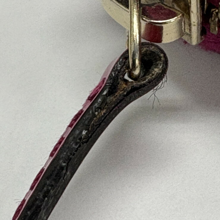 美品 GUCCI グッチ 長財布 シャイニー マイクログッチシマ ジップアラウンドウォレット 307997 ピンクパープル系 ゴールド金具 パテントレザー レディース【本物保証】【中古】