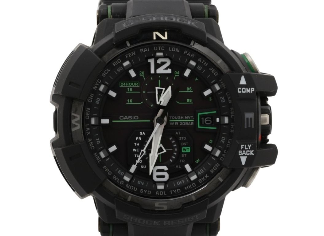 乐天商城 - CASIO カシオ 腕時計 G-SHOCK MASTER OF G - AIR GRAVITYMASTER GW-A1100-1A3JF ブラック系 樹脂 メンズ アナログ 美品【本物保証】【中古】