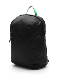 超美品PRADAプラダTESSUTOリュックサックバックパック2VZ021ナイロン黒黄緑【本物保証】【中古】