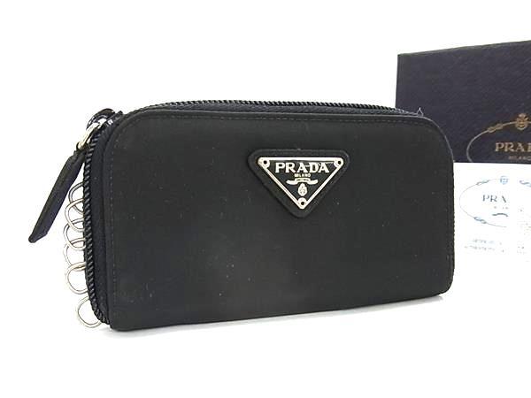 PRADA �ץ�� ���������� �ȥ饤���󥰥���� M604 �֥�å� �ƥ����ȥʥ����� ��˥��å��� 6Ϣ ���ѥ����ޡ�������ʪ�ݾڡۡ���š�