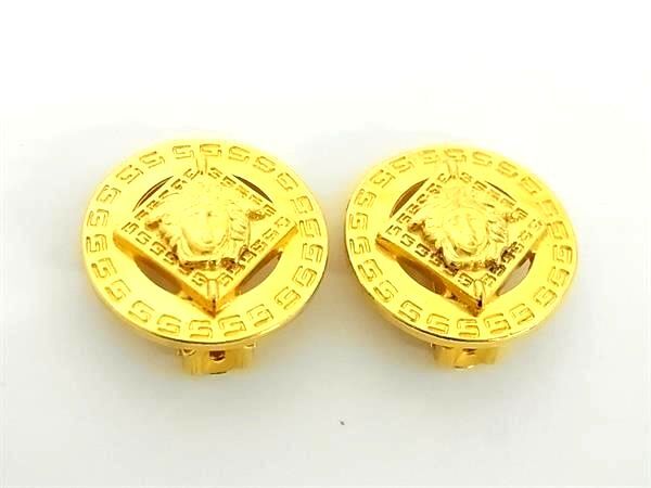 乐天商城 - GIANNI VERSACE　ジャンニ ヴェルサーチェ イヤリング メデューサ ゴールド メタル レディース 美品【本物保証】【中古】