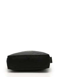 超美品PRADAプラダショルダーバッグナイロンレザー黒男女兼用【本物保証】【中古】
