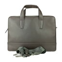 超美品 S.T.Dupont エス テー デュポン ビジネスバッグ ブリーフケース - ダークブラウン系 レザー メンズ 2WAY ショルダーバッグ【本物保証】...