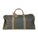 超美品 dunhill ダンヒル ボストンバッグ ボストンバッグ - ブラウン系 ゴールド金具 PVC レザー メンズ トラベルバッグ 旅行鞄 ヘリンボーン調【...