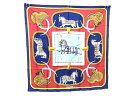 HERMES エルメス スカーフ カレ90 Grand Apparat 盛装の馬 - マルチカラー シルク100% レディース 大判 美品【本物保証】【中古】