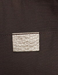 超美品GUCCIグッチバンブークラッチバッグレザーシャンパンゴールド376858【本物保証】【中古】