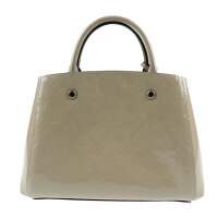 超美品LouisVuittonルイヴィトンハンドバッグM50173バッグヴェルニモンテーニュBBレディースデューンベージュ系【本物保証】【中古】