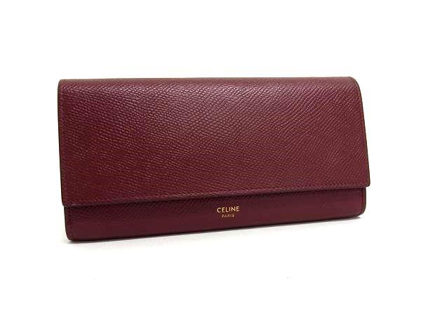 セリーヌ 長財布 ラージフラップ ウォレット