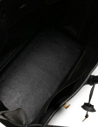 HERMESエルメスバーキン40ハンドバッグアルデンヌレザーブラック□A刻印ゴールド金具【本物保証】【中古】
