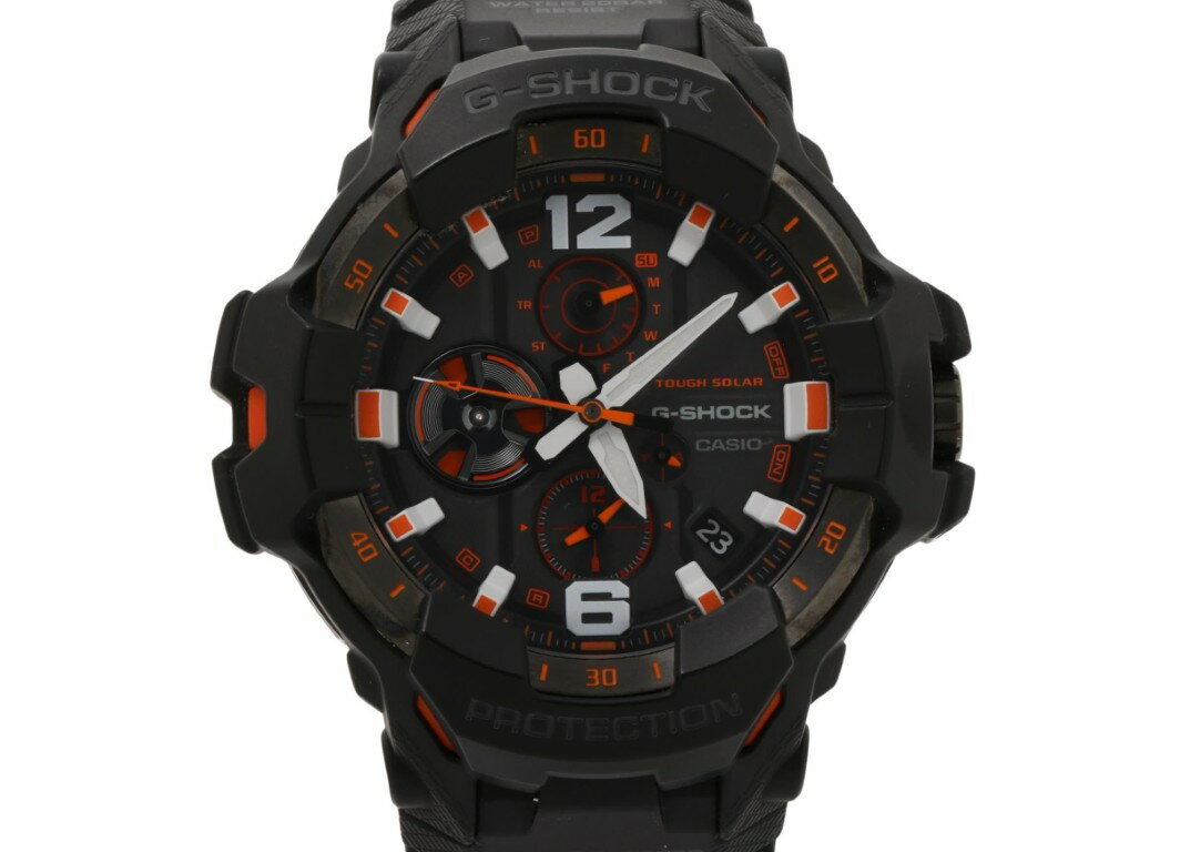 乐天商城 - CASIO カシオ 時計 GSHOCK MASTER OF G AIR GRAVITYMASTER GRB3001A4JF ブラック カーボン（バイオマス）／樹脂（バイオマスプラスチック）／ステンレススチール メンズ アナログ【本物保証】【中古】