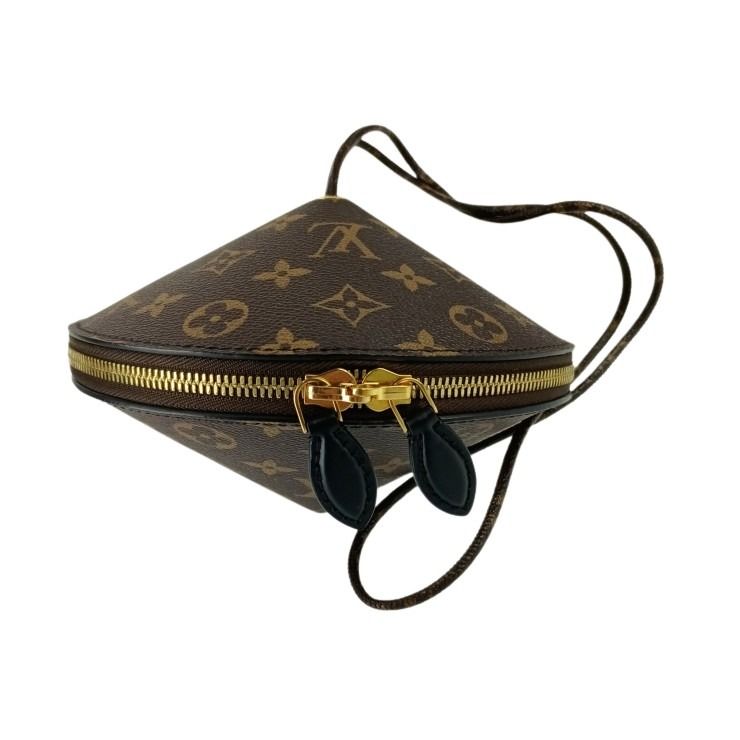 乐天商城 - LOUIS VUITTON ルイヴィトン ショルダーバッグ トゥピ M44592 ブラウン モノグラム レディース ゴールド金具 超美品【本物保証】【中古】