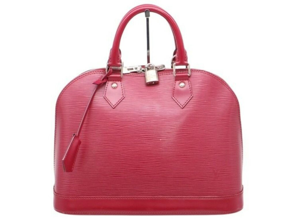 乐天商城 - LOUIS VUITTON ルイヴィトン ハンドバッグ アルマPM M40490 フューシャ（ピンク）系 エピ レディース シルバー金具 美品【本物保証】【中古】